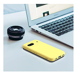 Acheter Htdmobiles Coque pour Google Pixel 8a - housse etui silicone gel fine + verre trempe - JAUNE