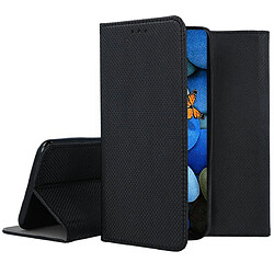 Htdmobiles Housse pour Samsung Galaxy S24 5G - etui coque pochette portefeuille + film ecran - NOIR MAGNET