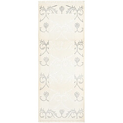 Vidal Tapis de couloir en laine 203x79 beige Darya