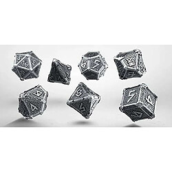 Q WORKSHOP Metal Mythical 7 Polyhedral Ornamented Dice Set