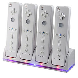 Avis Station De Chargement + 4*2800mAh Batteries Pour Télécommande Wii Blanc