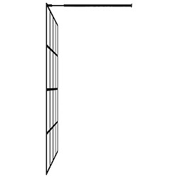 Avis vidaXL Écran de douche Verre trempé dépoli 80x195 cm