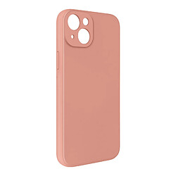 Avizar Coque iPhone 13 Mini Silicone Semi-Rigide avec Finition Soft Touch rose