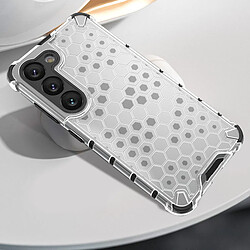 Avis Avizar Coque pour Samsung Galaxy S23 Antichoc Coins Renforcés Design Nid d'Abeille Gris