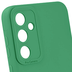 Avizar Coque pour Samsung Galaxy A55 5G Silicone Mat Toucher Doux Vert