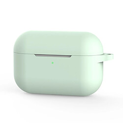 Coque en silicone avec boucle vert clair pour votre Apple AirPods Pro/AirPods 3