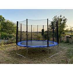 Acheter JARDIéco Trampoline Cronos Ø 3,66 m Bleu - Jardideco