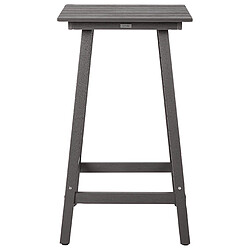 Beliani Ensemble pour bistro ADIRONDACK Gris foncé pas cher