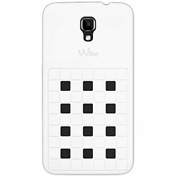 Wiko Coque Damier Blanche Bloom