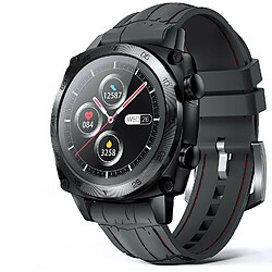 Chrono Montre Connectée pour hommes, tracker de fitness étanche CUBOT avec moniteur de fréquence cardiaque, Montre Connectée Bluetooth pour téléphones Android compatibles avec iPhone Samsung, moniteur de sommeil à écran tactile complet(noir)