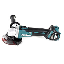 Makita DGA 511 RMJ Meuleuse d'angle sans fil 18V 125mm Brushless + 2x Batteries 4,0Ah + Chargeur + Coffret Makpac