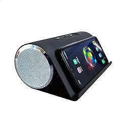 Chrono Haut-parleur Bluetooth, sans fil, 80 dB, subwoofer, portable, SuperBass, adapté aux smartphones, tablettes, ordinateurs(Noir)