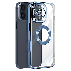 Avizar Coque Série Glam pour iPhone 16 Pro Antichoc Bleu