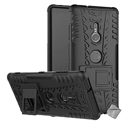 Htdmobiles Coque rigide anti choc pour Sony Xperia XZ3 + film ecran - NOIR