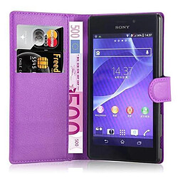 Cadorabo Coque Sony Xperia M2 / M2 AQUA Etui en Violet