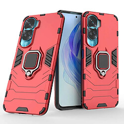 Htdmobiles Coque pour Huawei Honor 90 Lite 5G - housse etui rigide anti choc + verre trempe - ROUGE