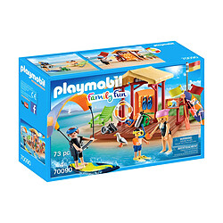 Playmobil® Playmobil Coffret Espace de Sports Nautiques avec Figurines et Accessoires Multicolore pas cher