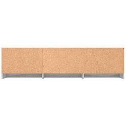 Acheter vidaXL Meuble TV Sonoma gris 140x40x35,5 cm Bois d'ingénierie