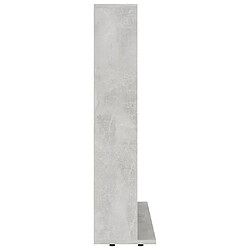 Acheter vidaXL Armoire à CD Gris béton 102x23x89,5 cm Bois d’ingénierie