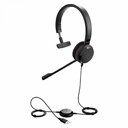 Avis Casques avec Microphone Jabra Evolve 20SE MS Mono Noir