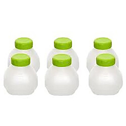 Lot de 6 petites bouteilles pour yaourtière delices et multi delices - xf102000 - SEB