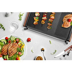 Plancha gril électrique 2000w 43x28cm - 229011 - LAGRANGE pas cher