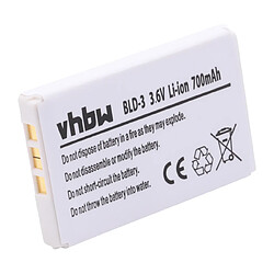 Vhbw Batterie Li-Ion pour NOKIA 6610(i) / 7210 / 7250 / 7250i / 6220 / 2100 / 3200 / 3300, remplace les batteries Nokia BLD-3