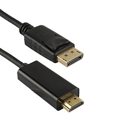 Acheter Wewoo Câble DisplayPort vers HDMI mâle, longueur de câble: 1,8 m