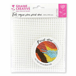 Graines Creatives 2 toiles Smyrne pour point noué 30 x 30 cm