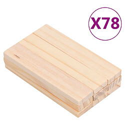 Avis vidaXL Ensemble de blocs de construction en bois 150 pcs Pin peint