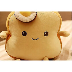 Universal 45 cm simulation de pain grillé kawaii Coussin de pain en tranches oreiller doux en peluche | oreillers en peluche