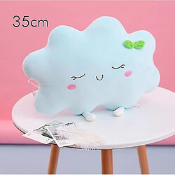 Universal 35 cm nuages bleus 1pc mignon soleil et nuage oreiller en peluche en peluche caisse douce nuage de soleil