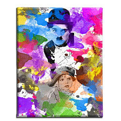 EPIKASA Impression sur Toile Charlie Chaplin