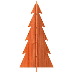 Avis vidaXL Arbre de Noël en bois pour décoration 59,5cm bois de pin massif