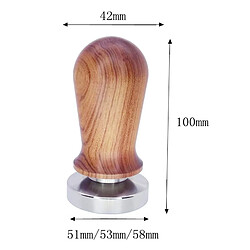 Tamper à Café En Acier Inoxydable Barista Espresso Tamper Tool 51mm