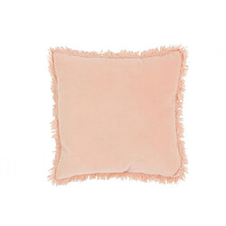 Dansmamaison Coussin Bord Long Coton/Lin Rose