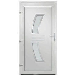 Acheter vidaXL Porte d'entrée Blanc 98x200 cm PVC