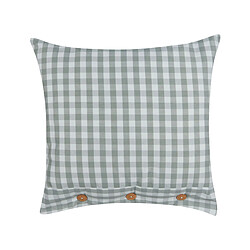 Beliani Coussin TALYA 45 x 45 cm À carreaux Vert menthe