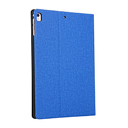 Avis Wewoo Housse Étui Coque Etui de protection en TPU pour iPad 10.2 Voltage Craft Cloth avec support Bleu