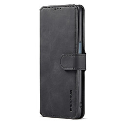 Etui en PU DG.MING anti-chocs avec support, noir pour votre OnePlus Nord N200 5G