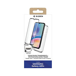 BigBen Connected Pack Accessoires 2 en 1 pour Samsung Galaxy A05s Transparent