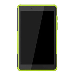 Acheter Coque en TPU modèle de pneu hybride avec béquille vert pour votre Samsung Galaxy Tab A 8.0 Wi-Fi (2019) SM-T290