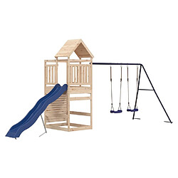 Maison Chic Aire de jeux d'extérieur | Maisonnette de jeu | Maison pour enfants bois de pin massif -GKD31028