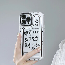 GUPBOO Étui pour iPhoneXsMax Wireframe Funny Text Funny Phone Case Silicone