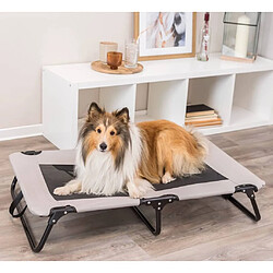 TRIXIE Chaise longue pour chien 99x19x60 cm Gris et noir pas cher