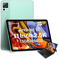 NC Tablette Tactile DOOGEE T30 Pro Écran 11" 2.5K Batterie 8580mAh 20P+8MP - 15Go+256Go - SD 2To - Avec clavier - Android 13 - Vert