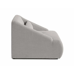 Lisa Design Onyx - fauteuil - en velours côtelé