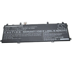 vhbw batterie compatible avec HP Spectre x360 15-DF0005NF, 15-DF0005NO, 15-DF0005TX, 15-DF0006NA, 15-DF0006TX laptop (7100mAh, 11.55V, Li-Polymère)