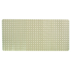 MSV Tapis Fond de baignoire antidérapant Caoutchouc QUADRO 36x76cm Beige