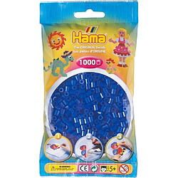 HAMA Perles en sachet - Bleu néon